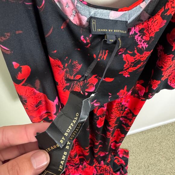 Jeans by Buffalo Floral Sleeveless Maxi Dress US Women's L - Picture 6 of 9